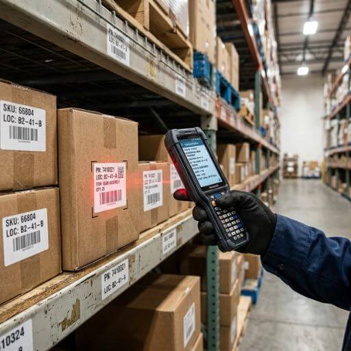 Leitor digital integrado que realiza a automação logística de baixo custo em prateleiras comerciais.