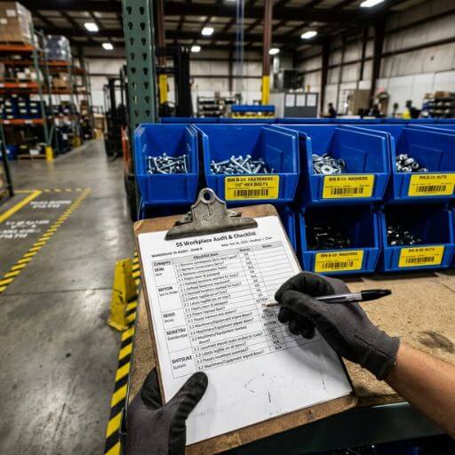 Aplicação da metodologia 5S e Curva ABC no armazém.