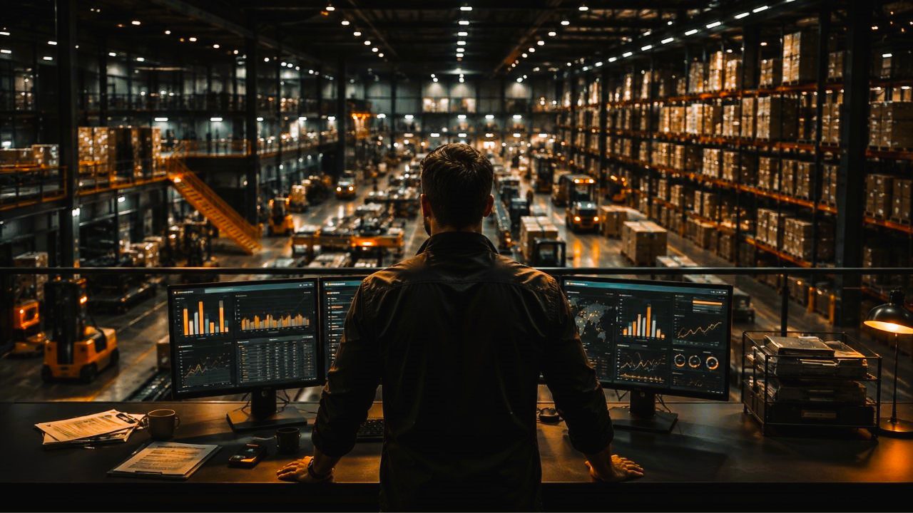 Gestão logística com planejamento, indicadores e acompanhamento das operações de armazenagem