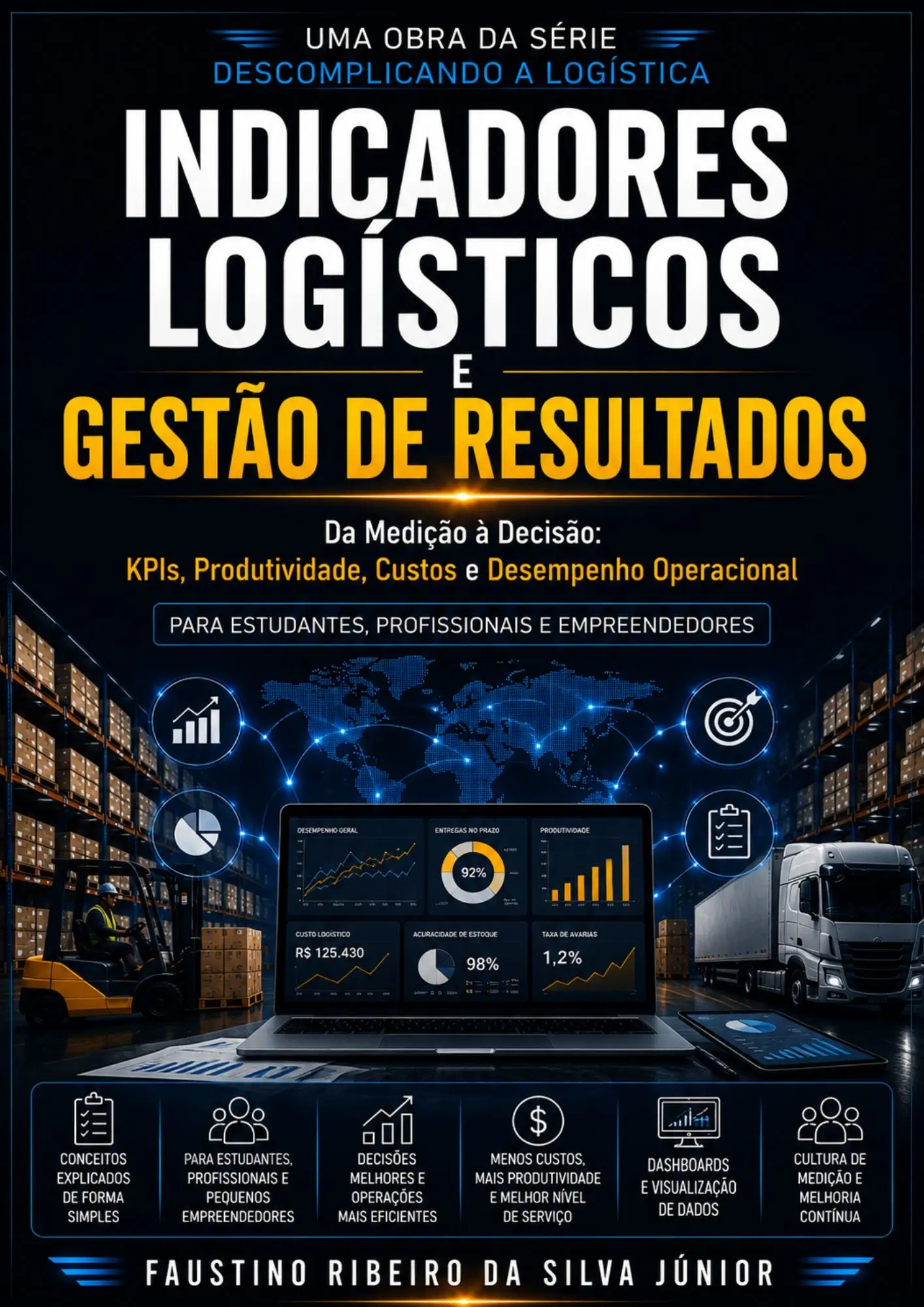 Capa do livro Indicadores Logísticos e Gestão de Resultados