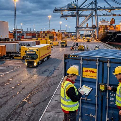 Operação internacional monitorada por sensores IoT no transporte de cargas.