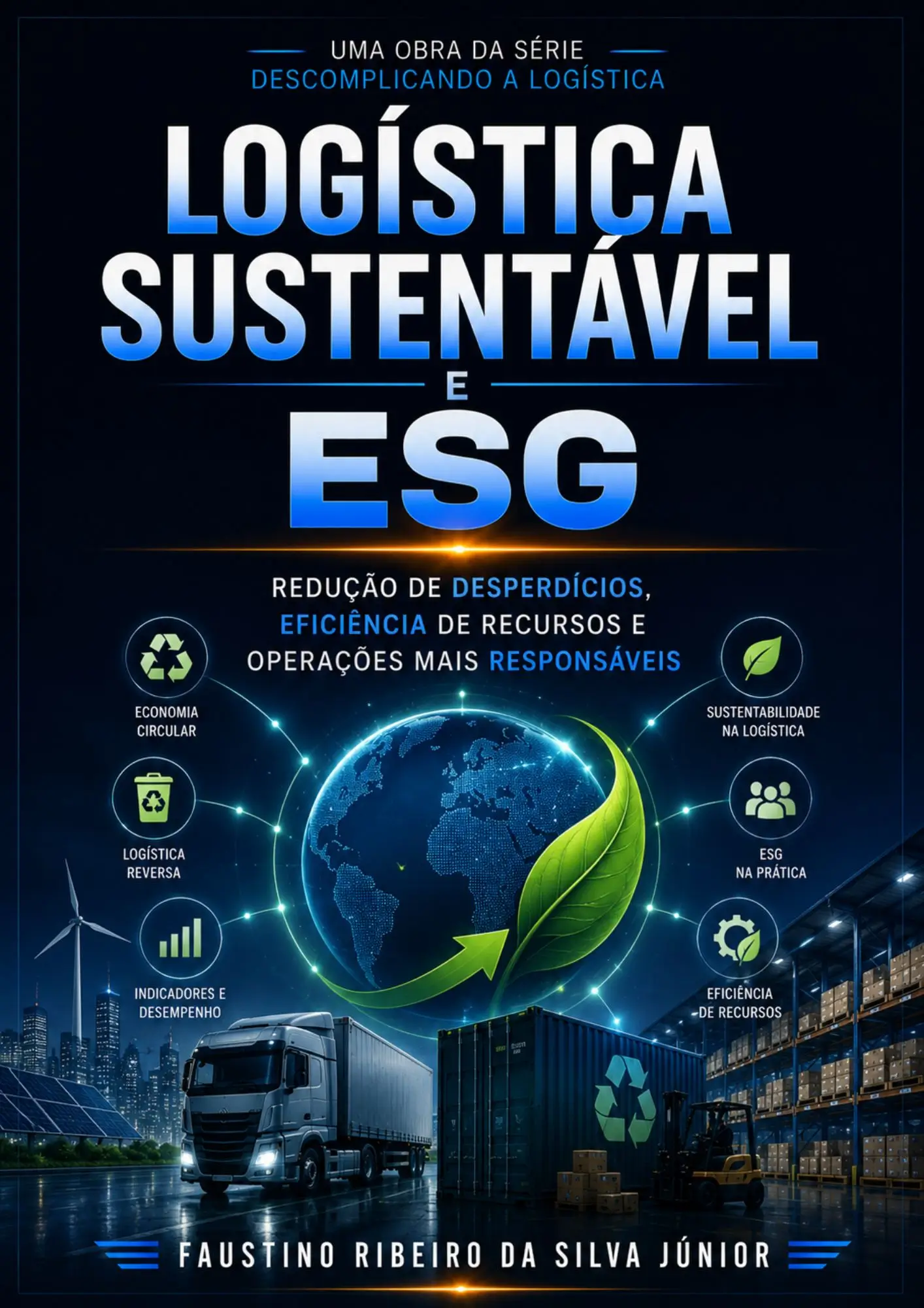 Capa do livro Logística Sustentável e ESG