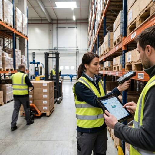 Tecnologia logística utilizada para identificação, rastreabilidade e controle de materiais no armazém