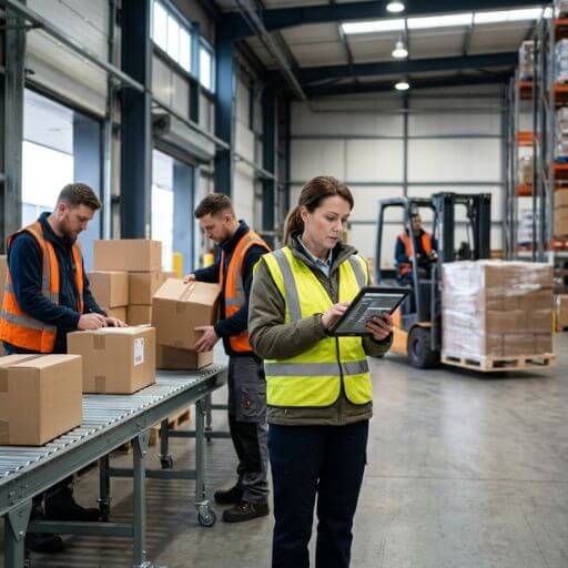 Tecnologia na logística conectando o fluxo físico de mercadorias às informações digitais da operação