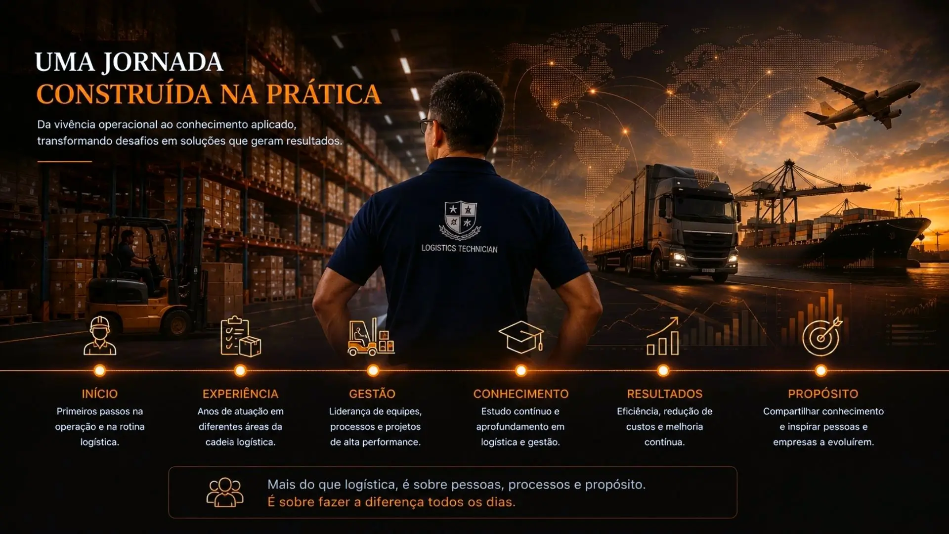 Trajetória de Faustino Ribeiro na logística – uma jornada construída na prática