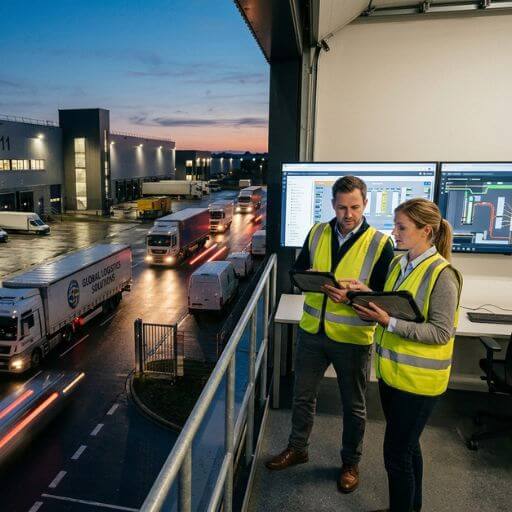 Operação logística eficiente utilizando WMS para aumentar a produtividade.